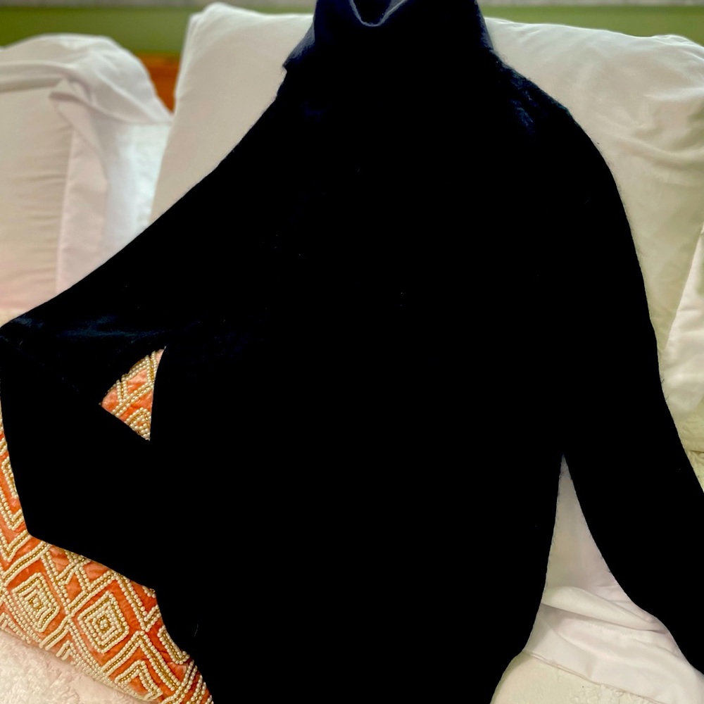 Gorgeous cashmere turtleneck sweater, from Bergdorf Goodman (almost vintage)